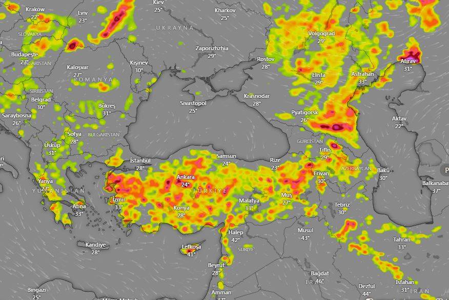 Meteoroloji'den 13 il için kuvvetli yağış uyarısı! Sel, sağanak, yıldırım ve dolu… 5